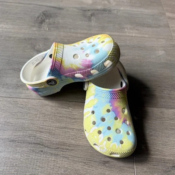CROCS Colorful Tie dye Kids C10 - Picture 7 of 7